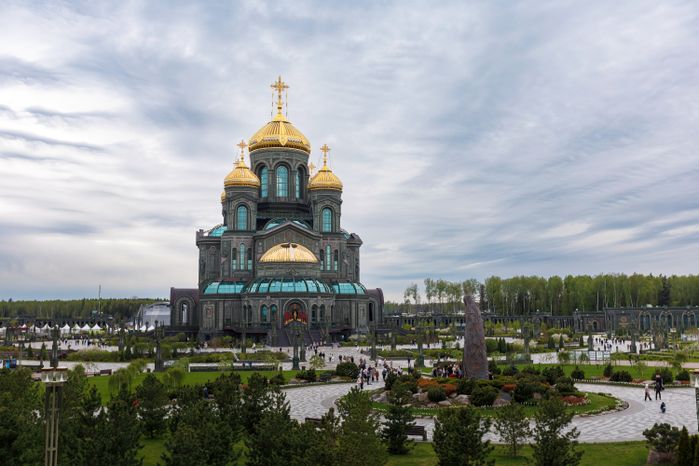 Главный храм ВС РФ в Центральном парке «Патриот» Одинцовского округа
