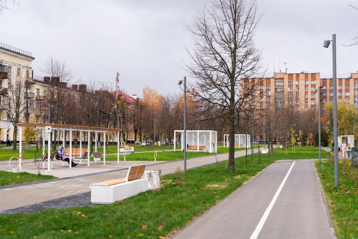 Бульвар Победы в Ступино