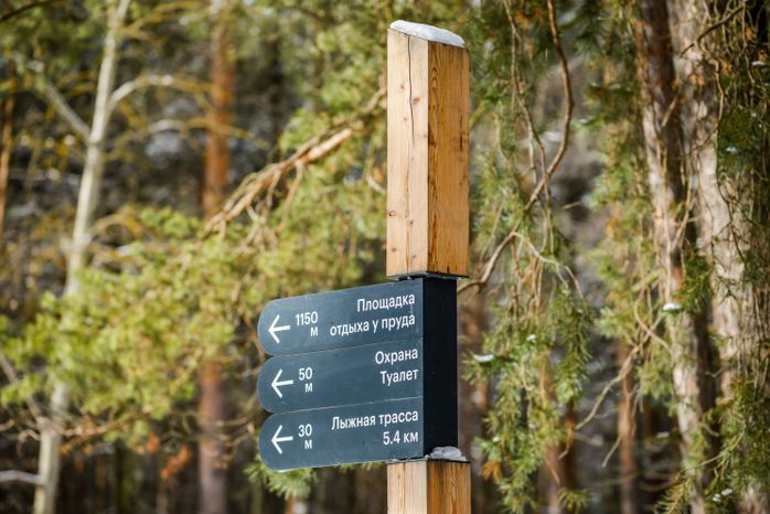 Лесопарк «Лесная опушка» в поселке Октябрьский округа Люберцы