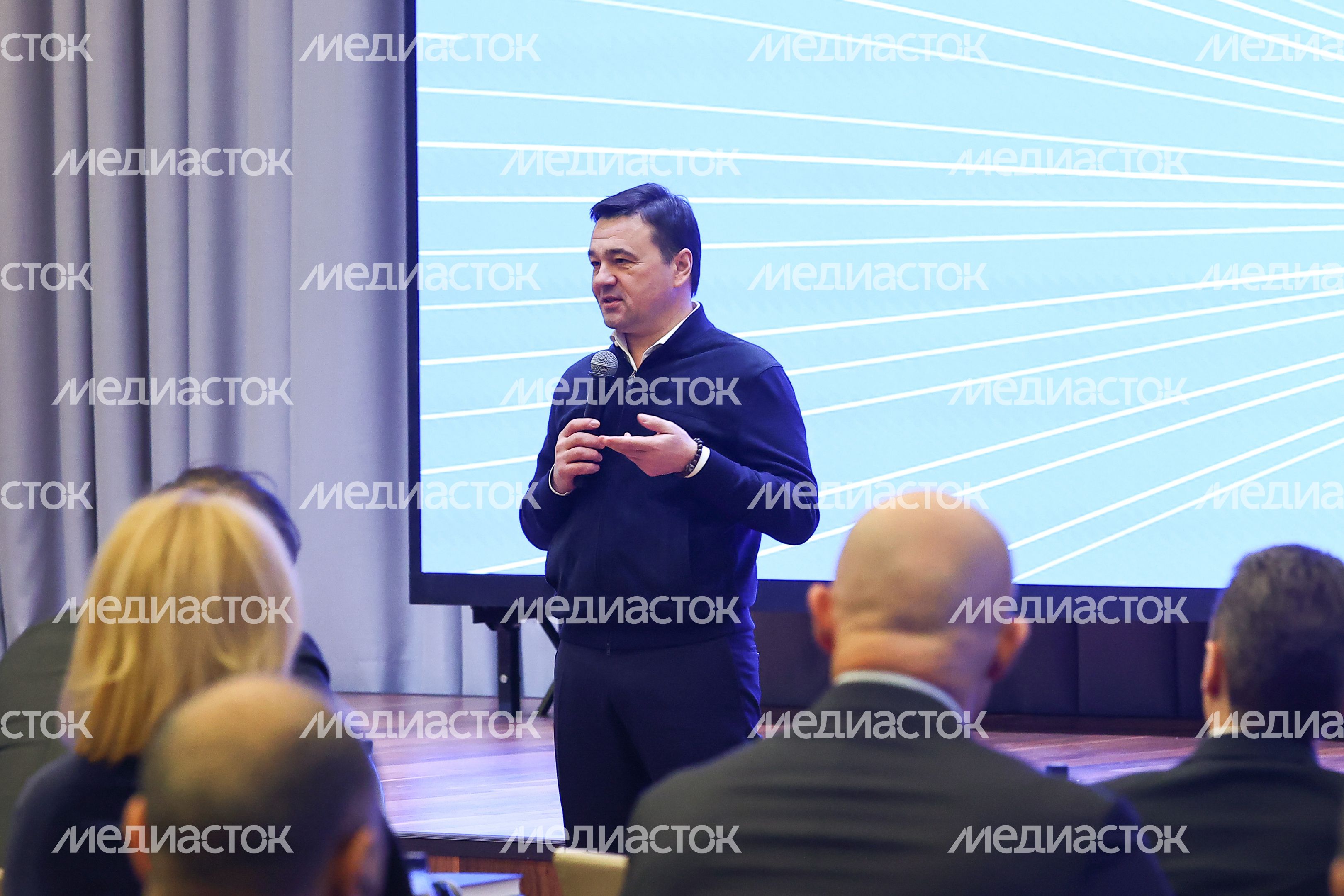 Обучающий семинар для членов правительства региона и глав округов на тему искусственного интеллекта с участием Губернатора Подмосковья