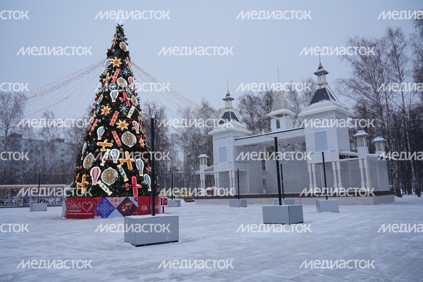 Проверка Губернатором Центрального парка культуры и отдыха в Пушкино
