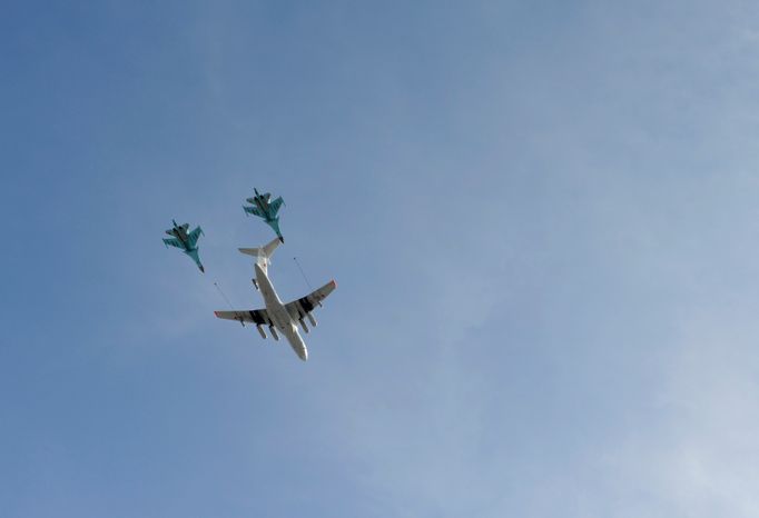 Генеральная репетиция парада Победы на Красной площади