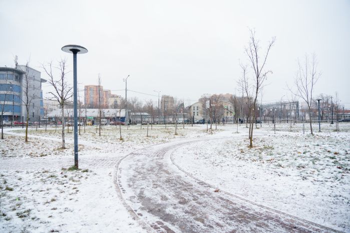 Реутов. Парк культуры и отдыха «Центральный парк». Зима