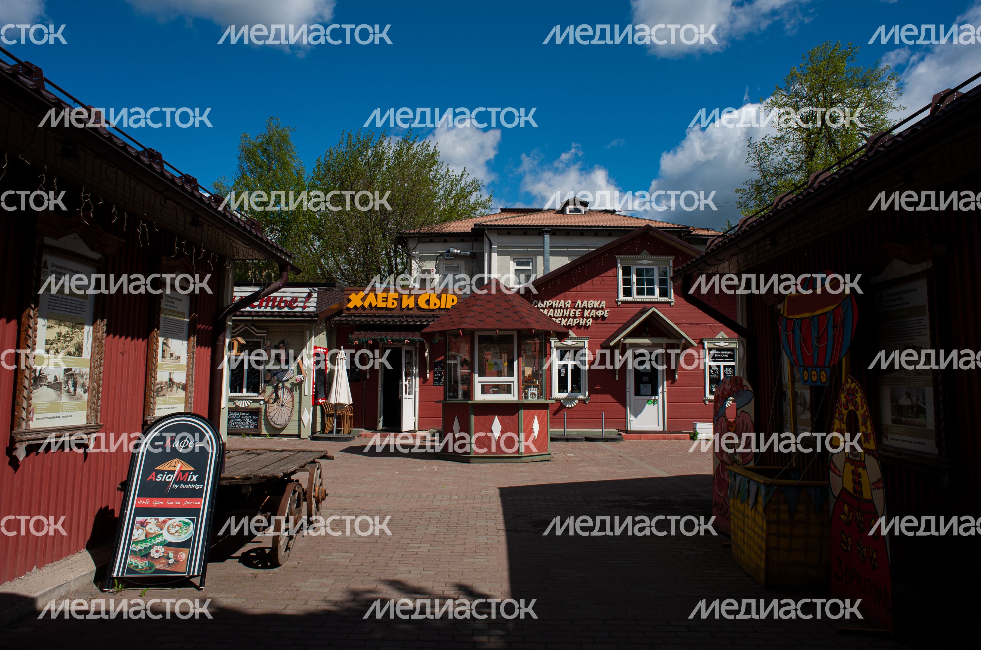Летние виды города Звенигород