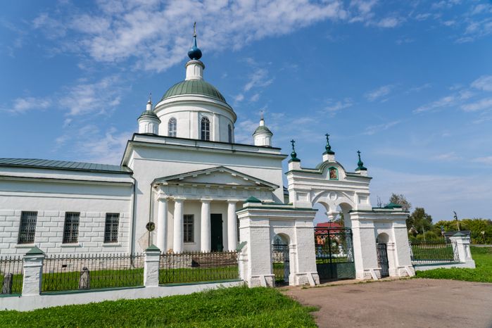 Храм Вознесения Господня в селе Борщево округа Клин