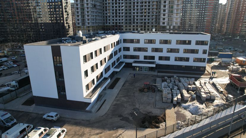 Строительство поликлиники на 540 посещений в смену в ЖК "Томилино парк"