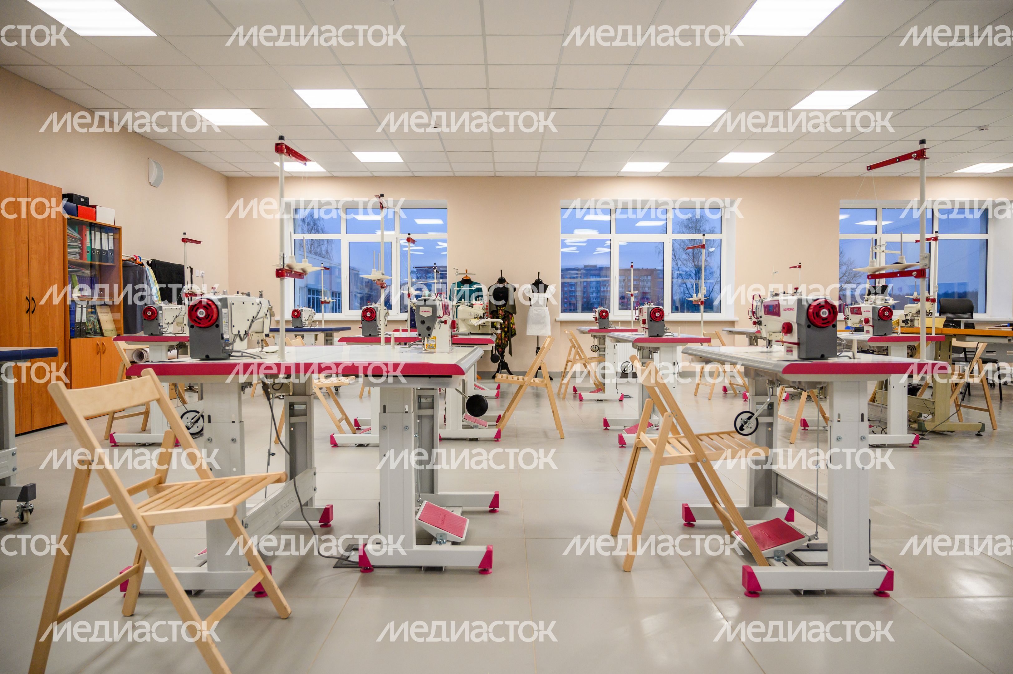 Швейная мастерская Электростальского колледжа после капремонта Швейная мастерская Электростальского колледжа после капремонта