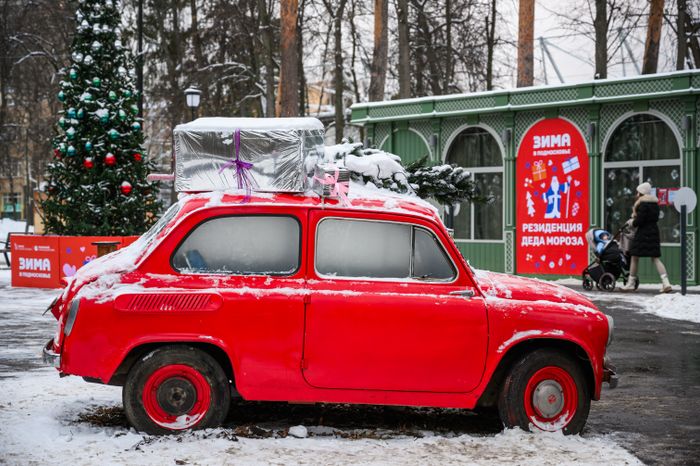 Раменский городской парк в новогодние праздники