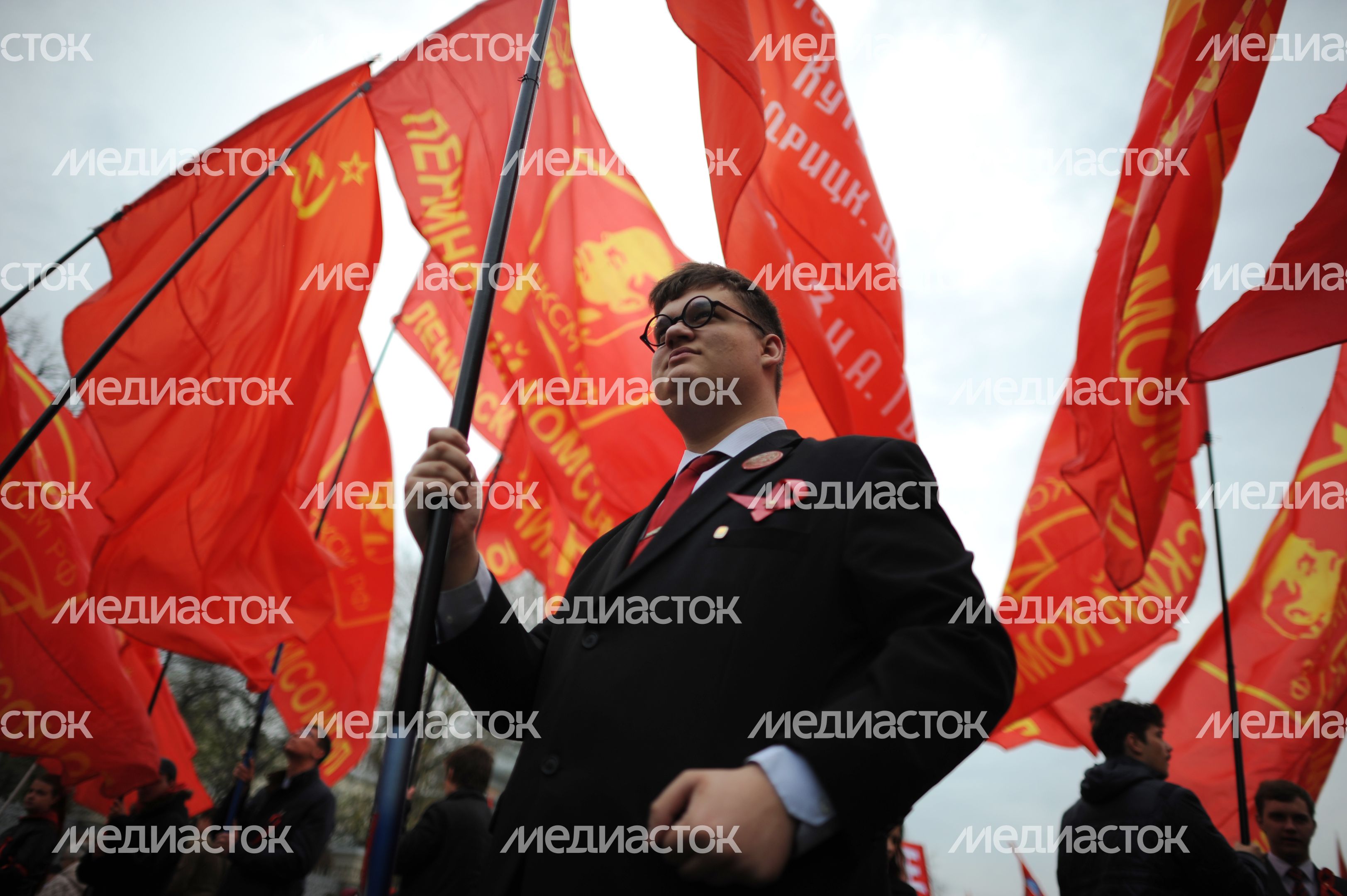 Первомайская демонстрация в Москве