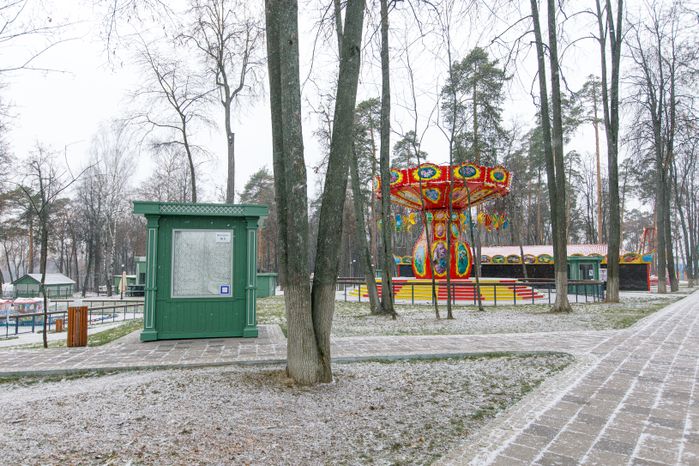 Раменское. Городской парк культуры и отдыха. Зима