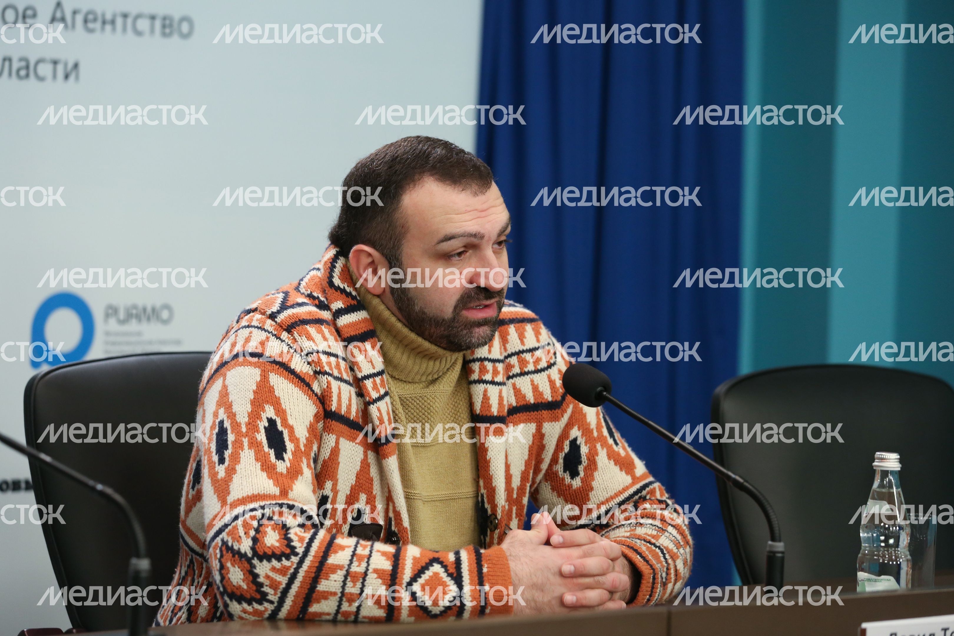 Пресс-конференция Давида Гвинианидзе в РИАМО