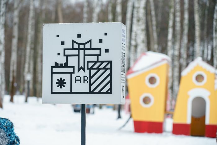 Кашира. Городской парк. Зима