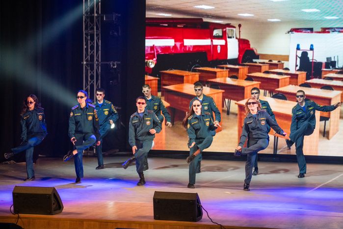 Областной этап конкурса КВН на противопожарную тематику в Ступино