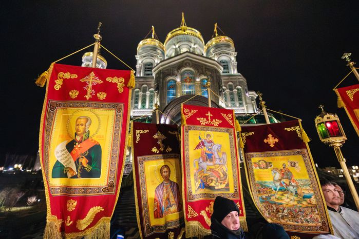 В Главном храме ВС РФ отпраздновали Крещение