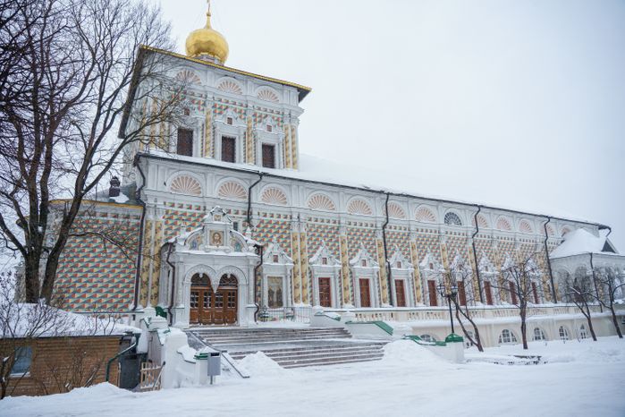 Сергиев Посад. Свято-Троицкая Сергиева лавра. Зима
