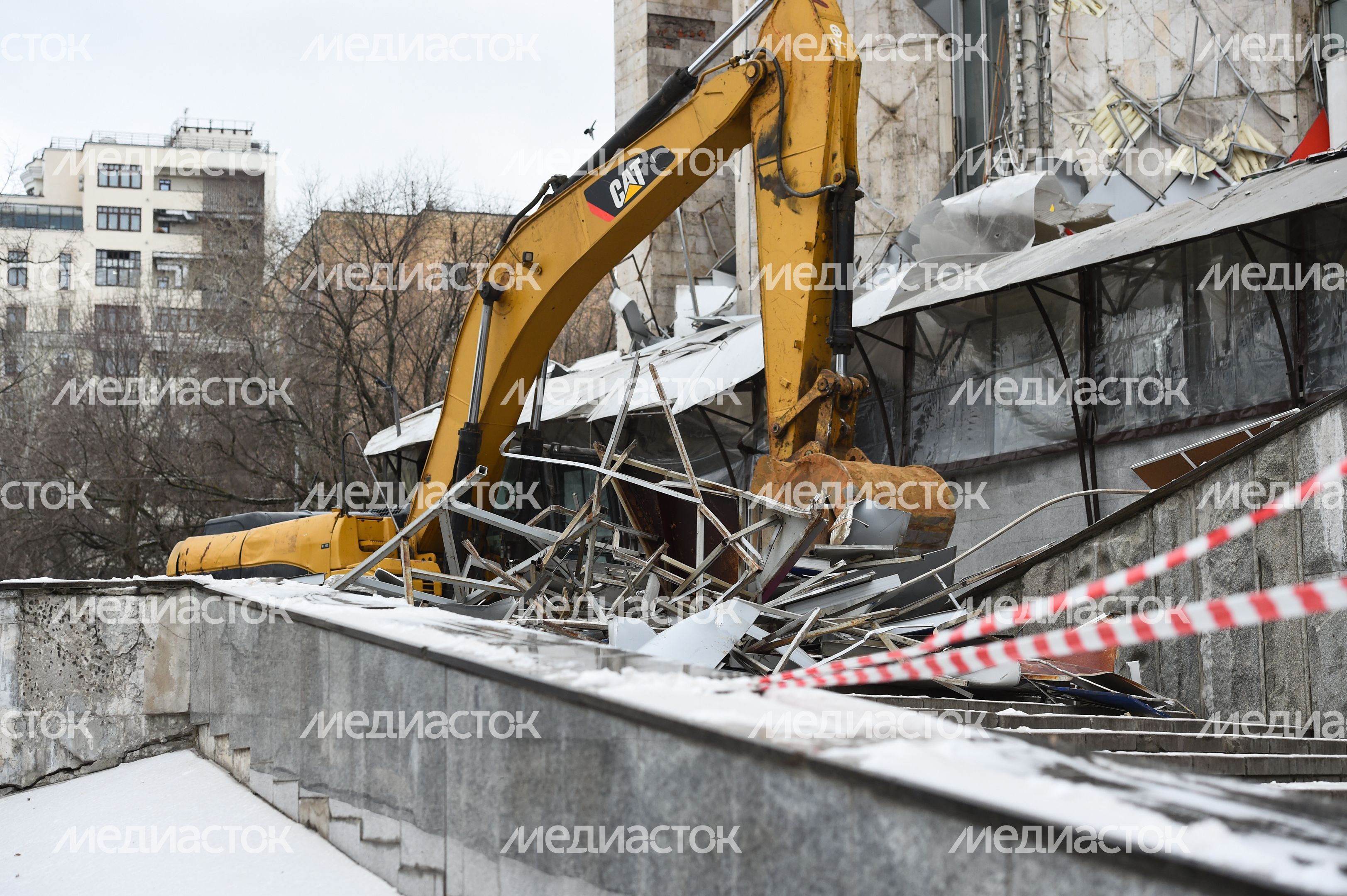 Снос кинотеатра «Соловей» в Москве