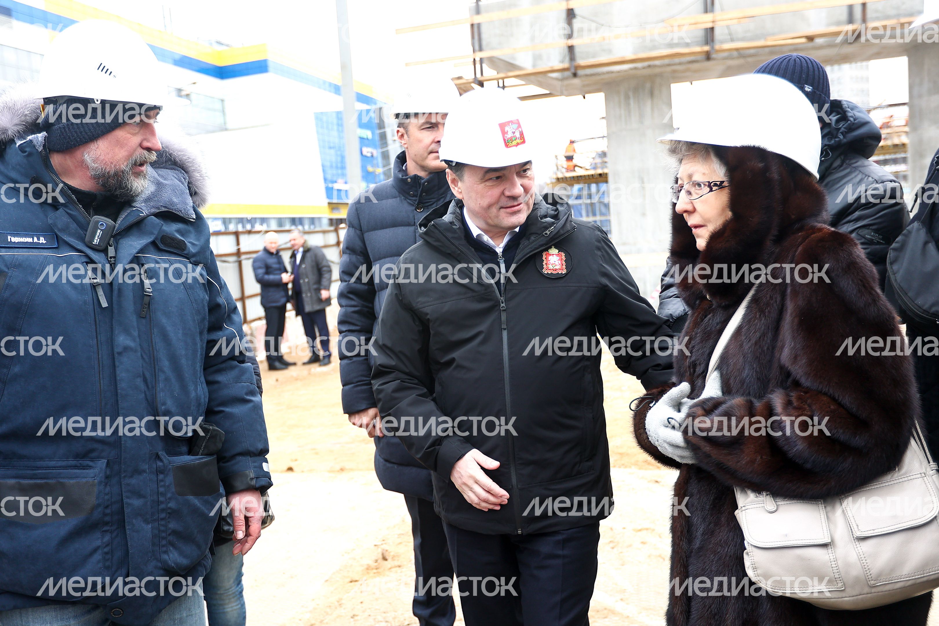 Проверка губернатором строительства эстакады в Люберцах