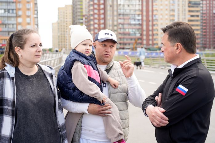 Андрей Воробьев посетил парк "Дружба" на озере Черное в Люберцах