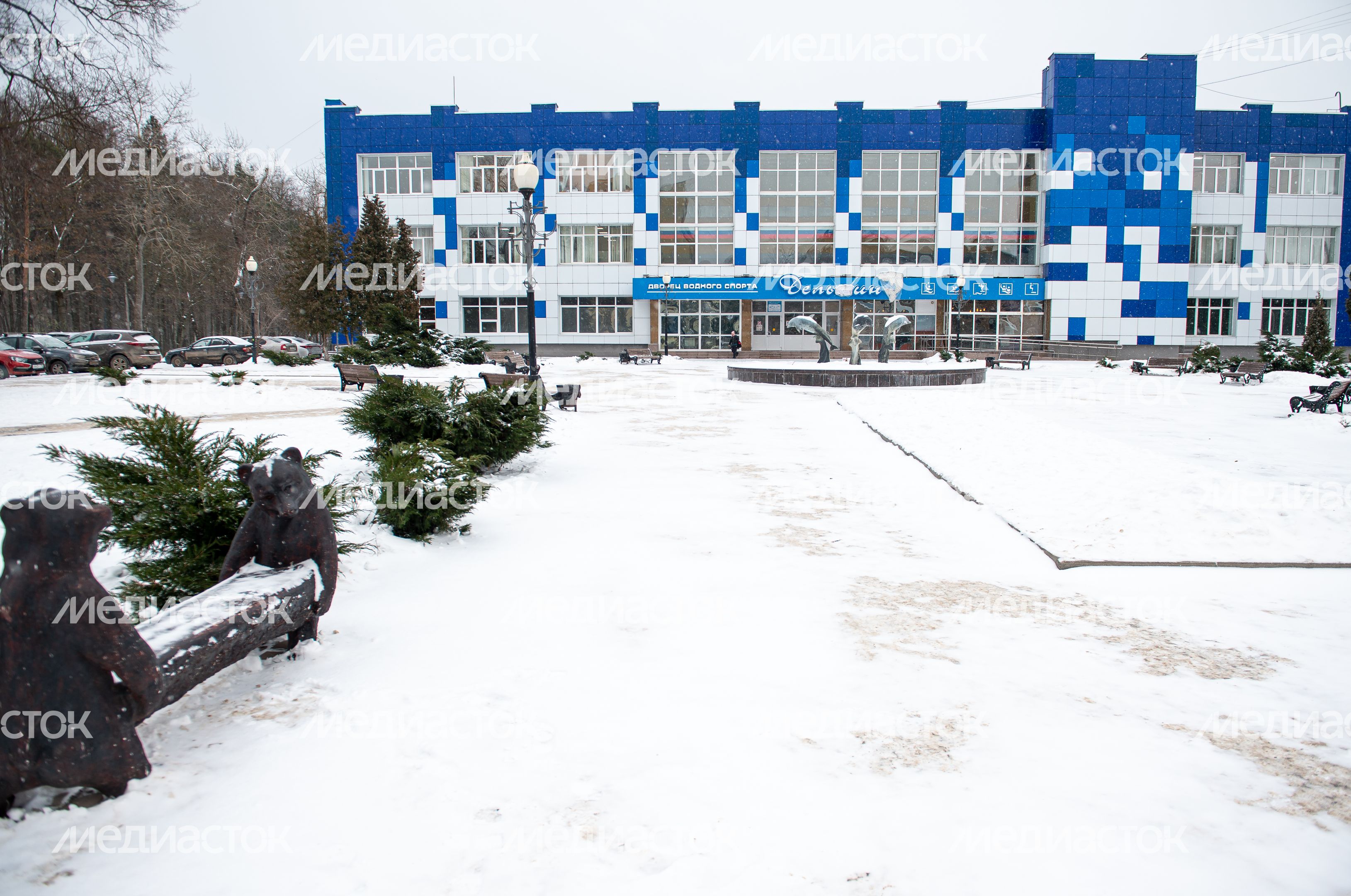 Зимние виды города Воскресенск