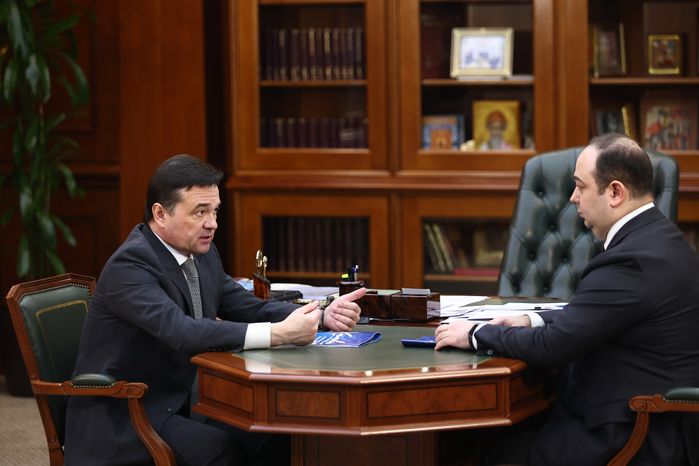 Встреча губернатора с главой Химок