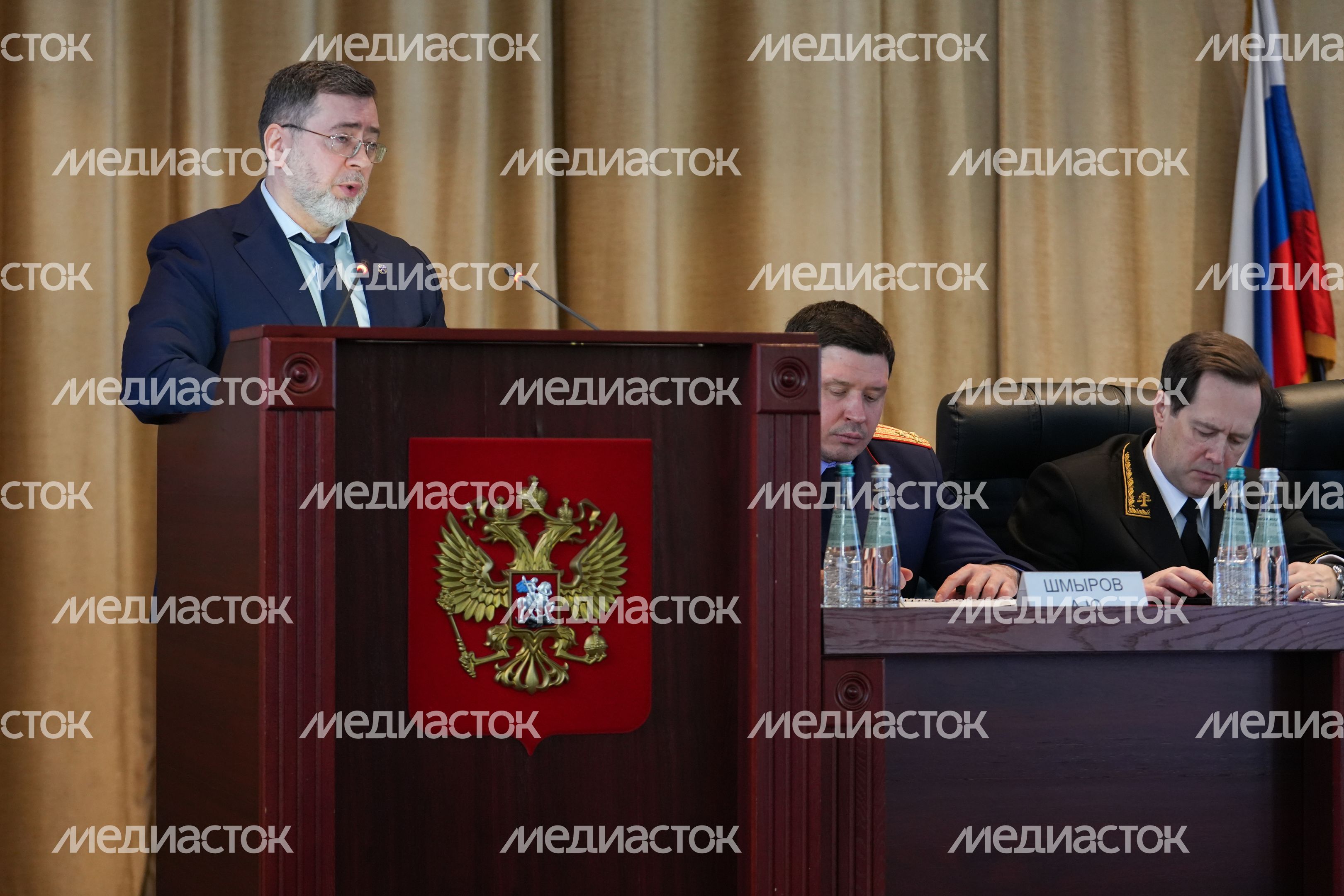 Андрей Храпов на заседании коллегии Главного управления МВД России по региону Андрей Храпов на заседании коллегии Главного управления МВД России по региону