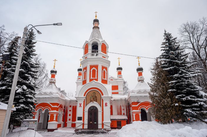 Зимние виды города Солнечногорск