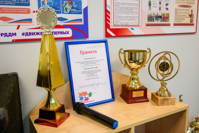 Учебный класс средней школы №21 в деревне Серково после капитального ремонта