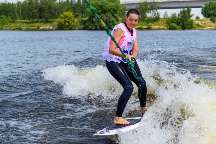 Чемпионат Московской области по серфингу на Пироговском водохранилище в Долгопрудном