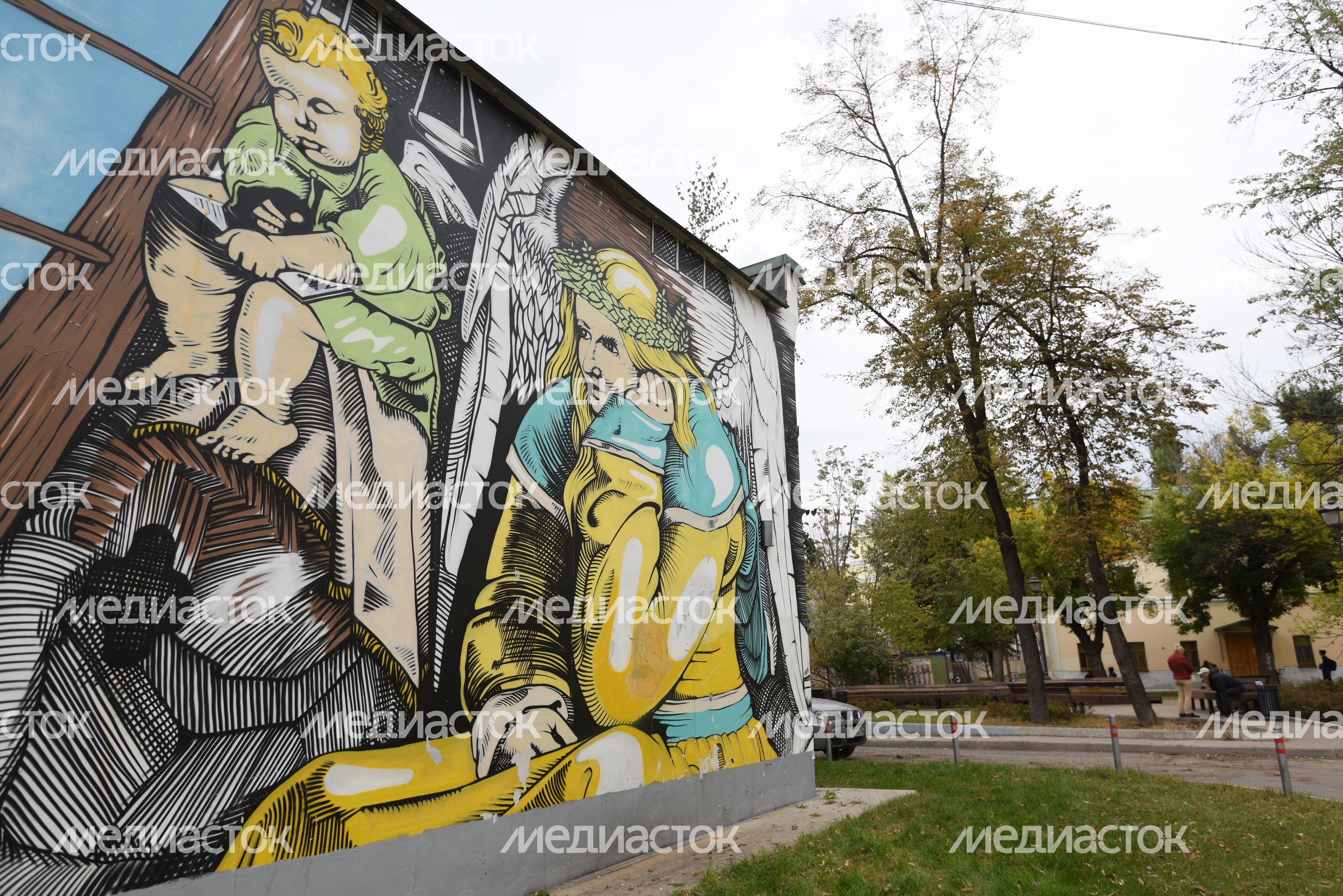 Граффити на улицах Москвы