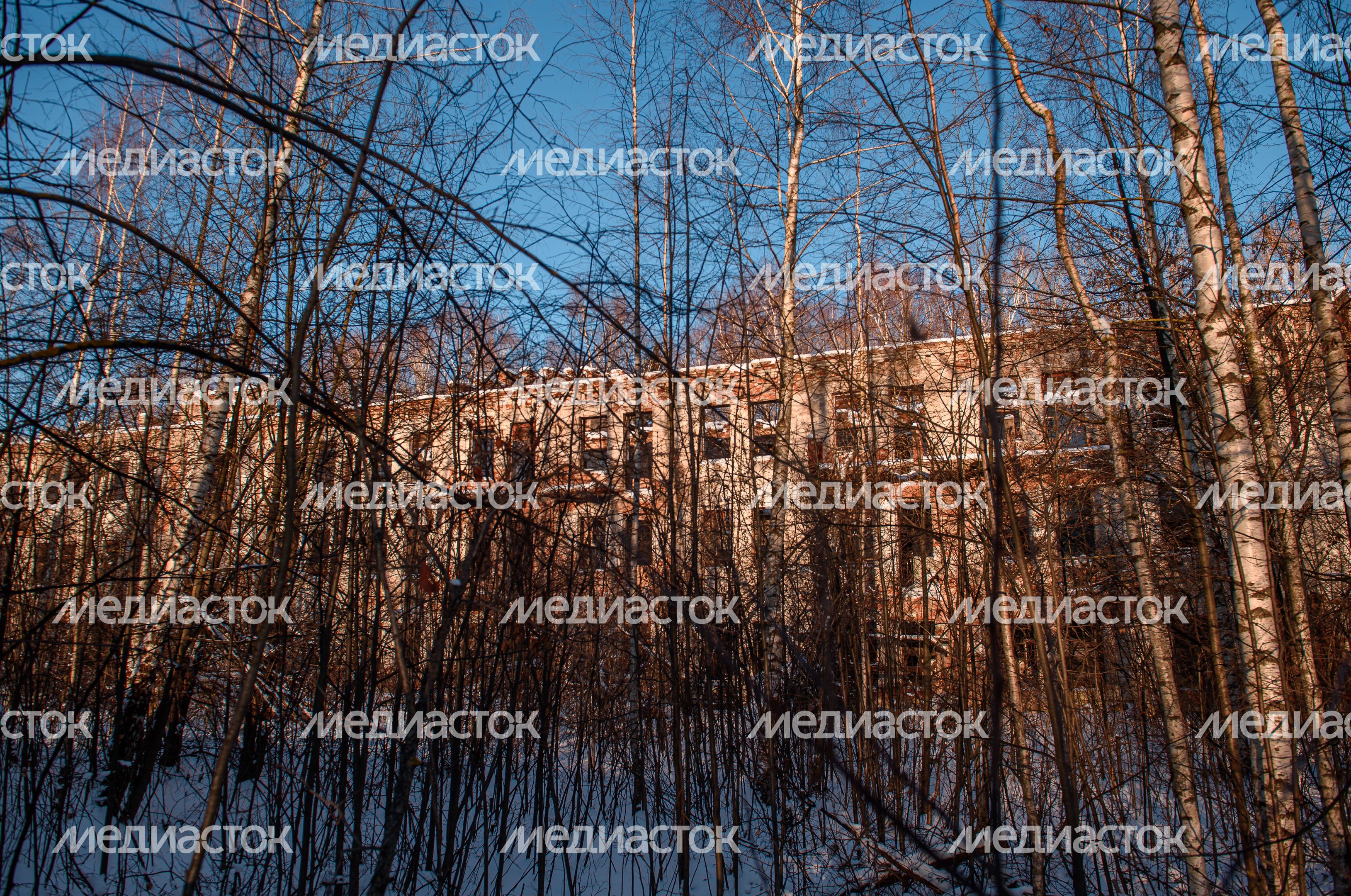Зимние виды города Калязин