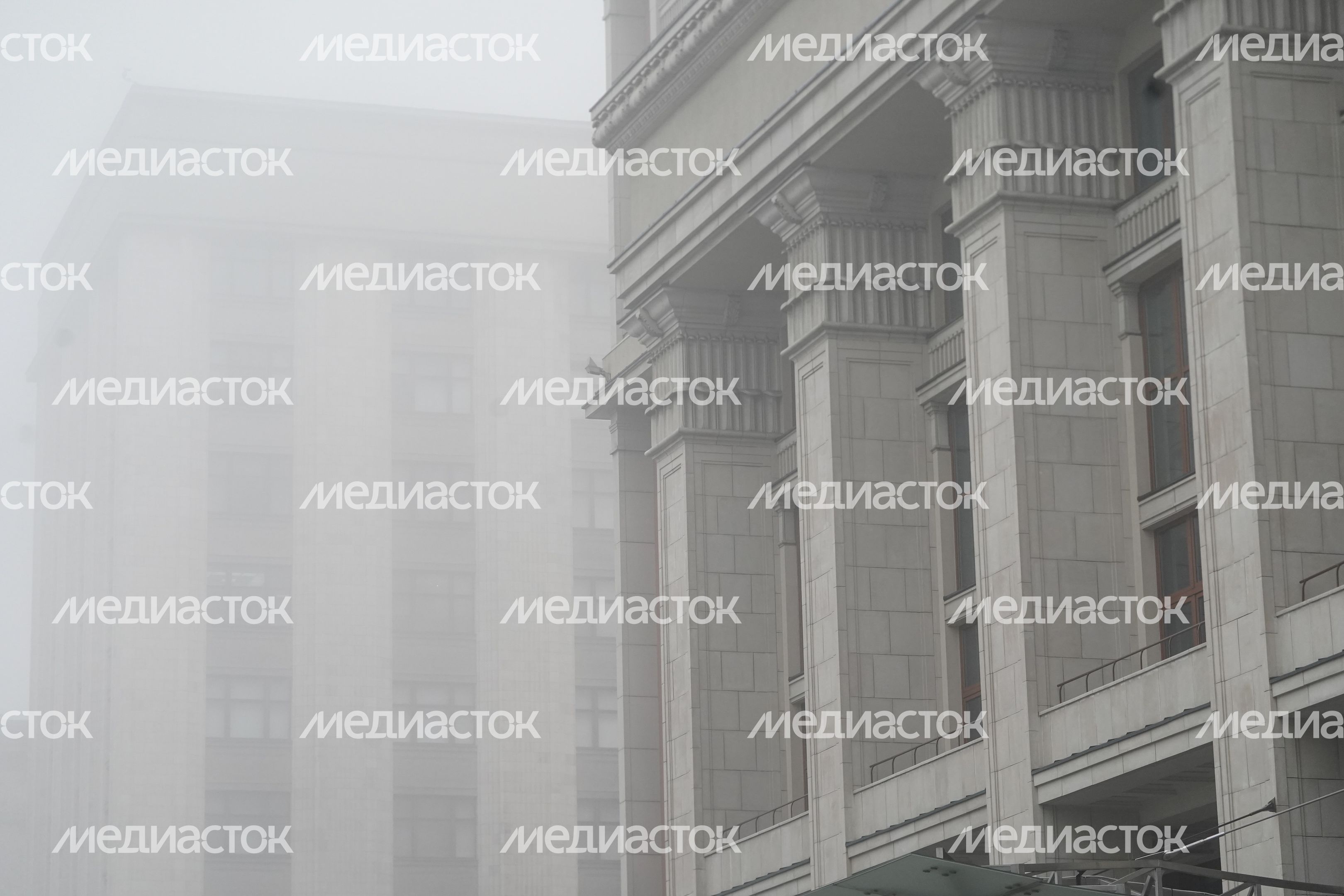 Аномальный туман в Москве