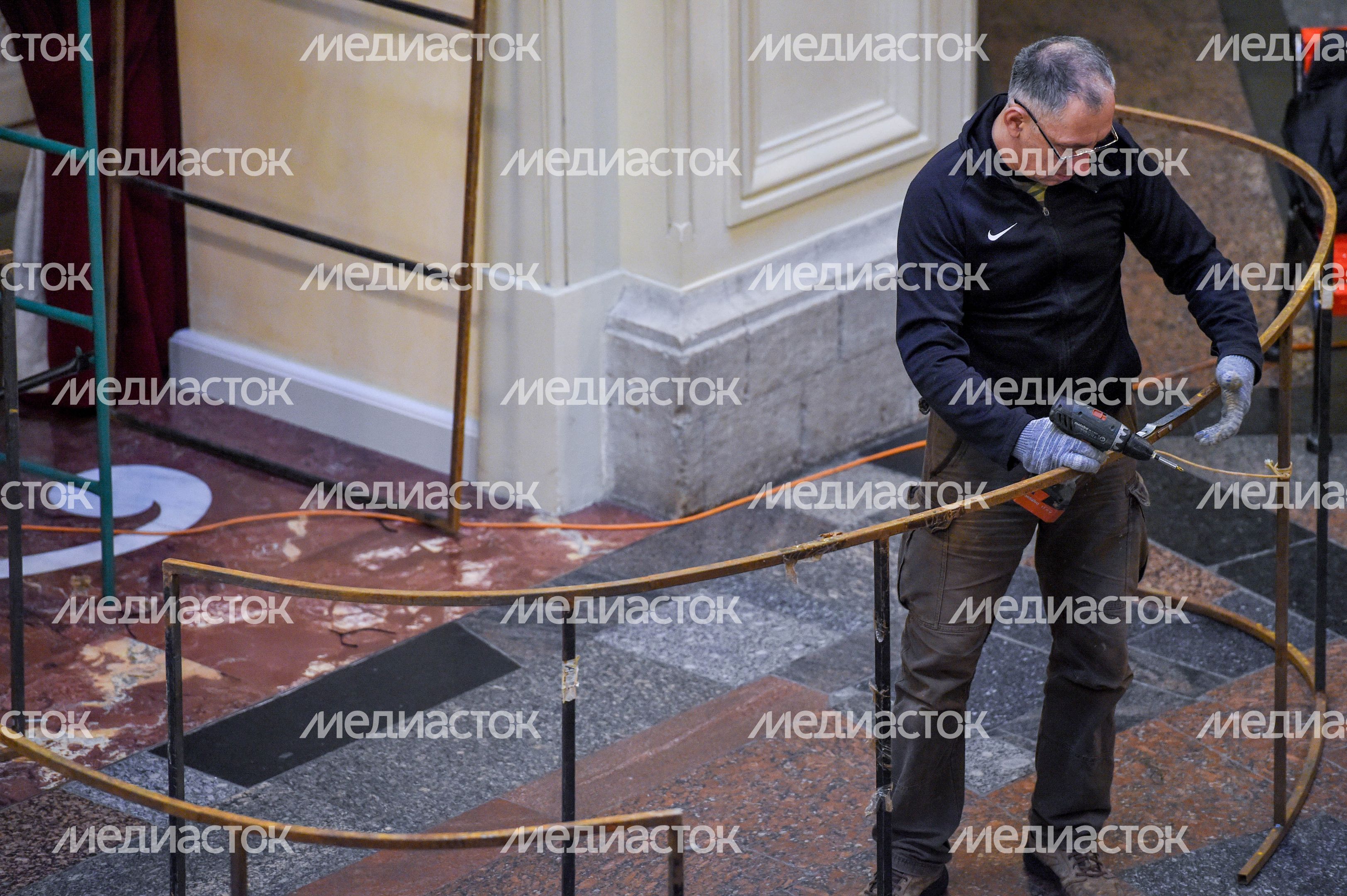 Новогоднее оформление ГУМа к Новому году
