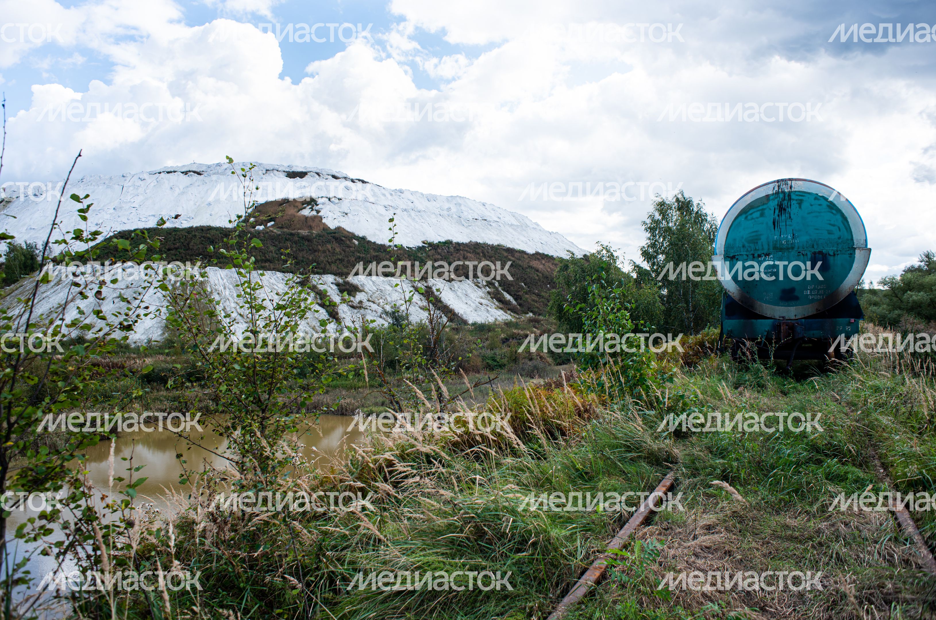 Белая гора в городе Воскресенск