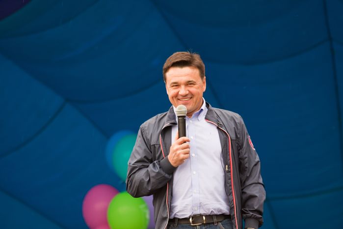 Андрей Воробьев посетил журавлиный заказник в Талдомском районе