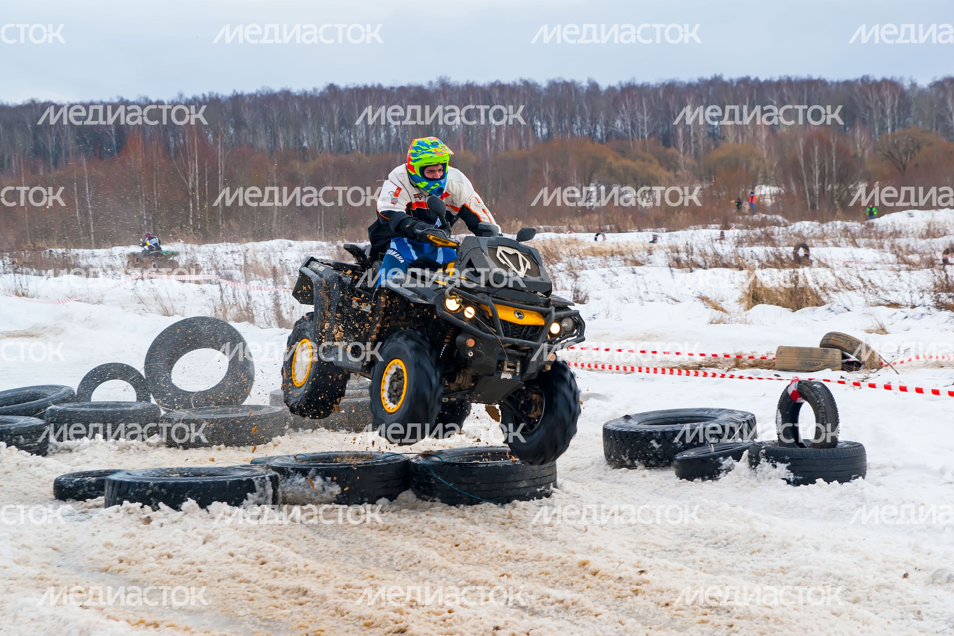 Открытый чемпионат Московской области по квадробиатлону в Подольске