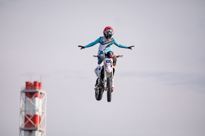 Шоу команды мотофристайла FMX13 в Лобне
