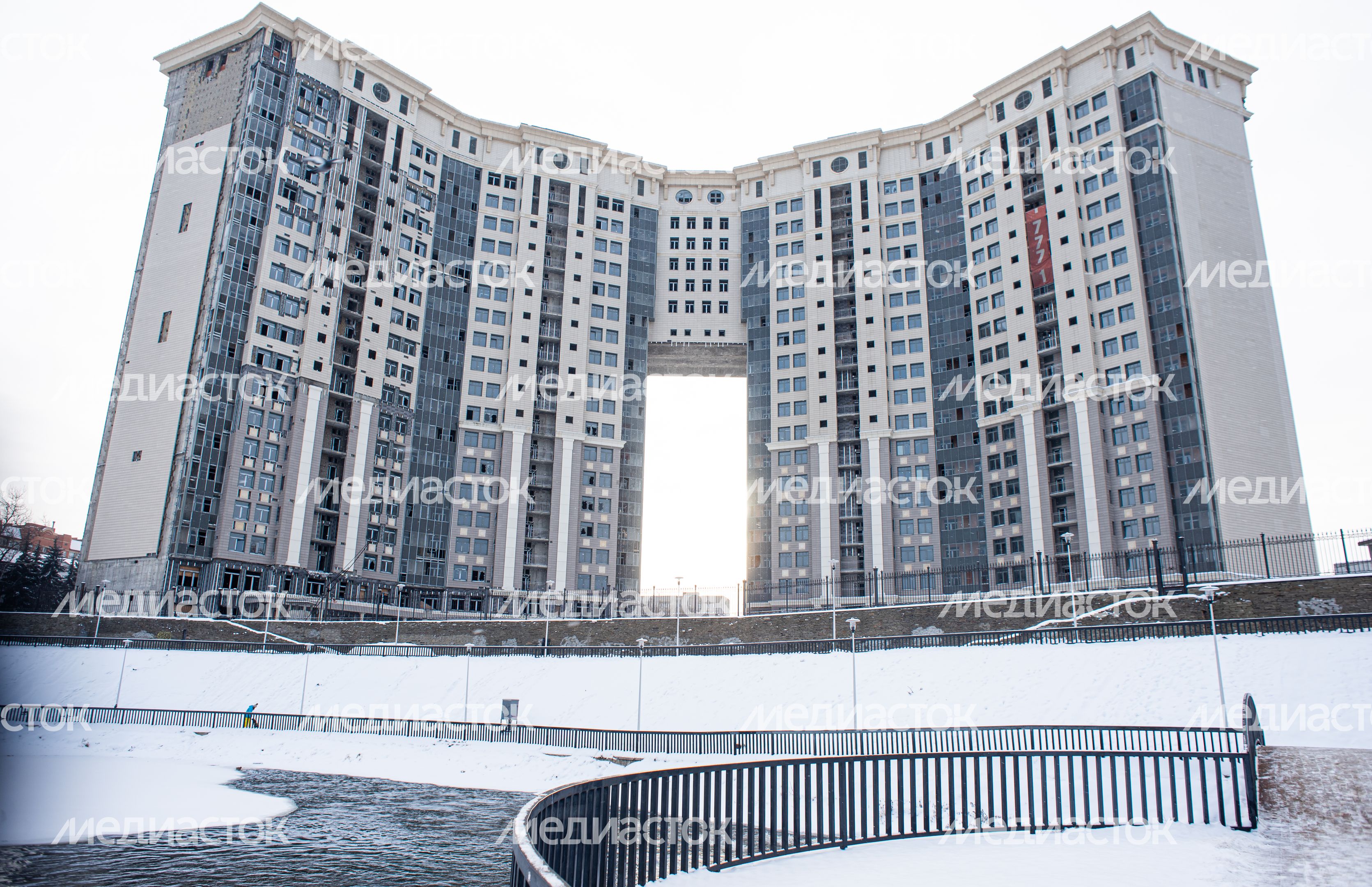 Зимние виды города Щелково