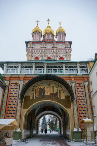 Сергиев Посад. Свято-Троицкая Сергиева лавра. Зима