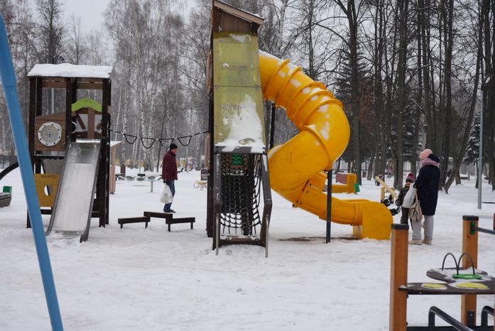 Проверка Губернатором Центрального парка культуры и отдыха в Пушкино