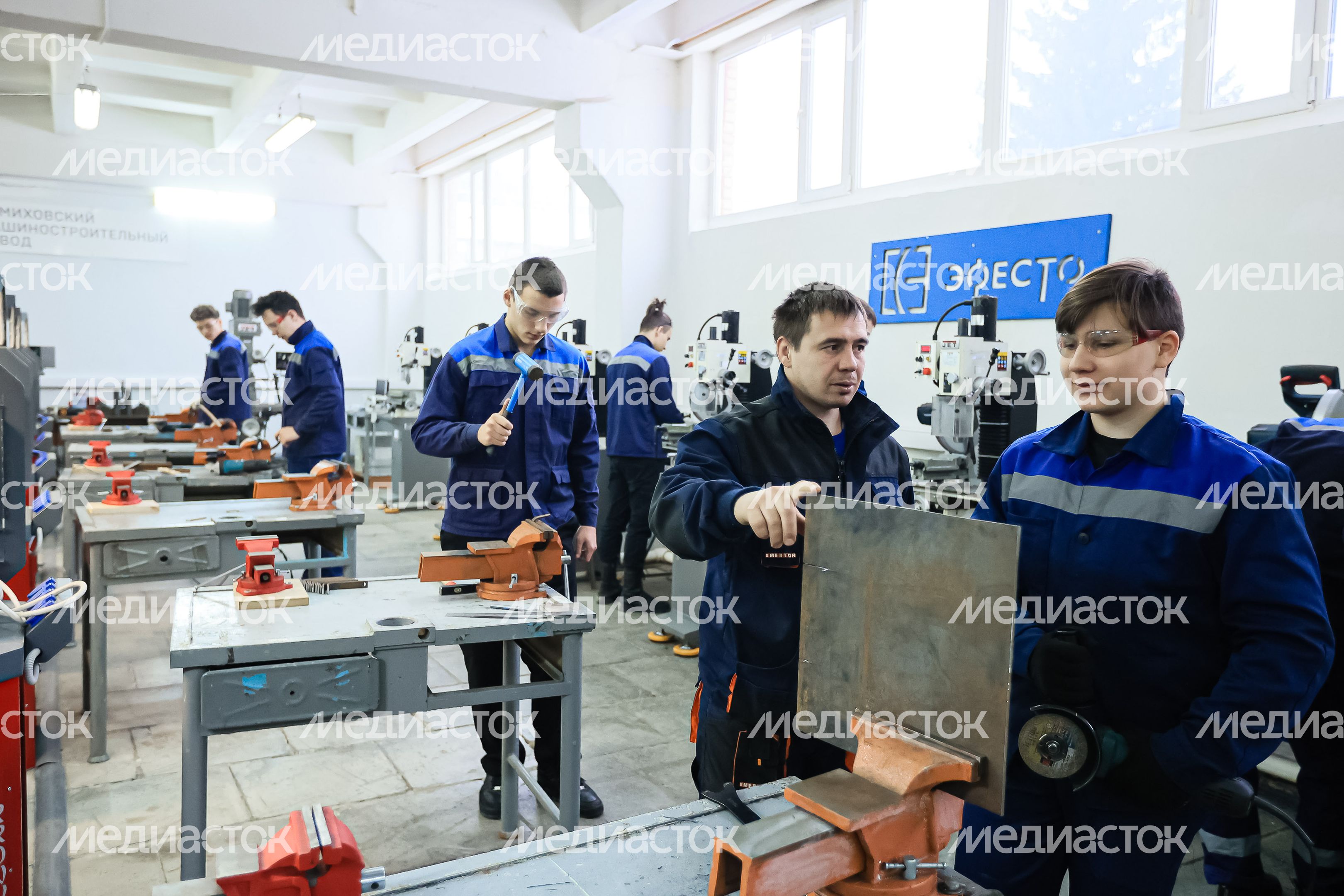 Посещение Губернатором Павлово-Посадского Техникума