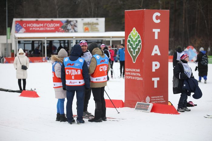 Сдача норм ГТО по лыжам