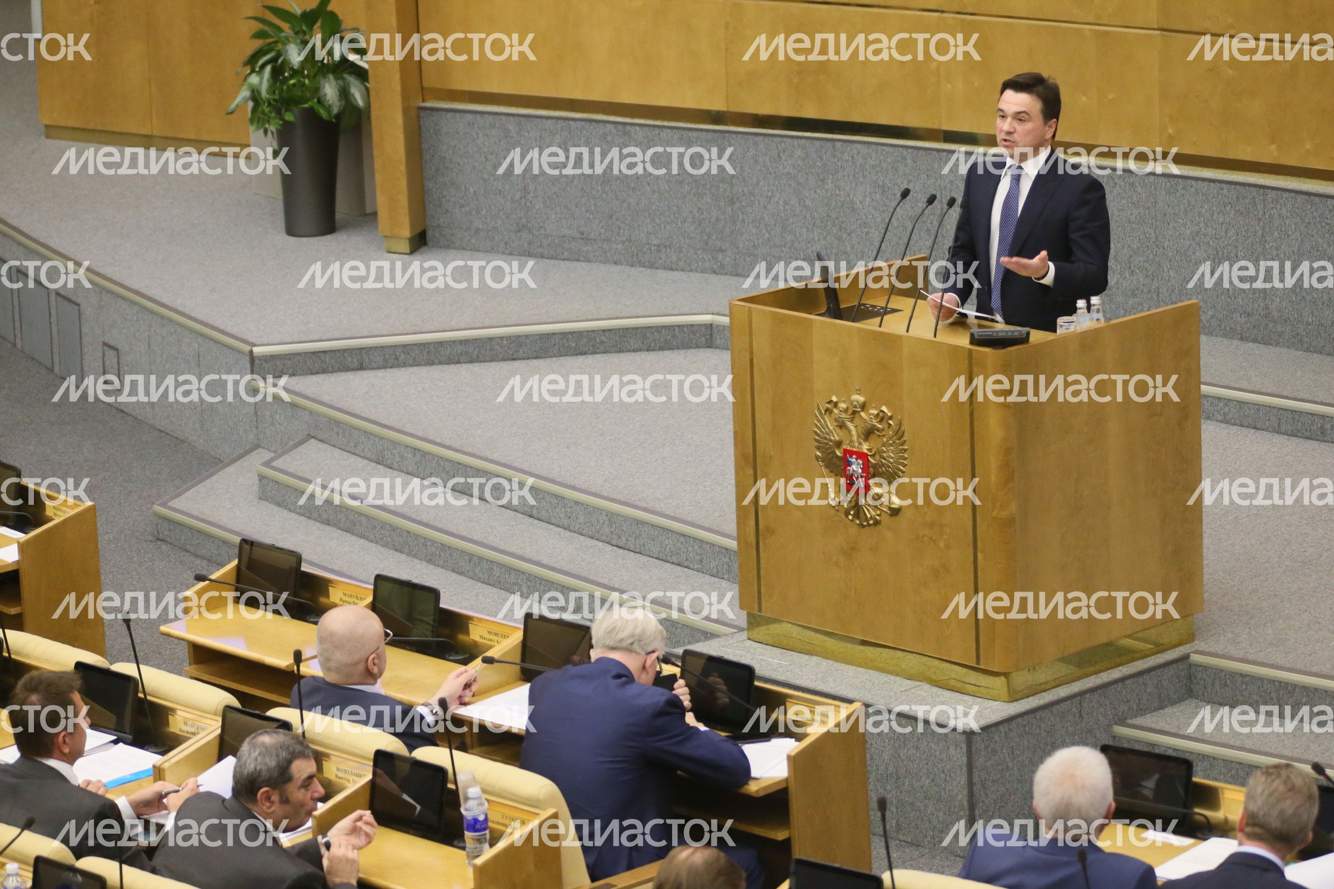 А. Воробьев выступил на парламентских слушаниях в Госдуме РФ