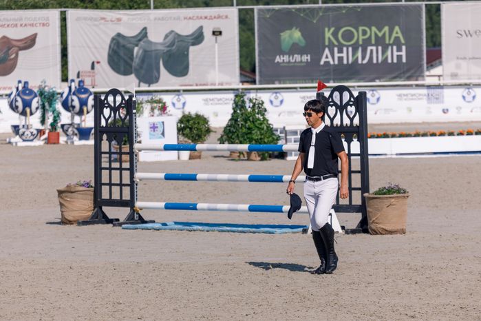 Барьер для Евразийских игр по конкуру в конноспортивном комплексе «Максима парк» в Дмитровском округе