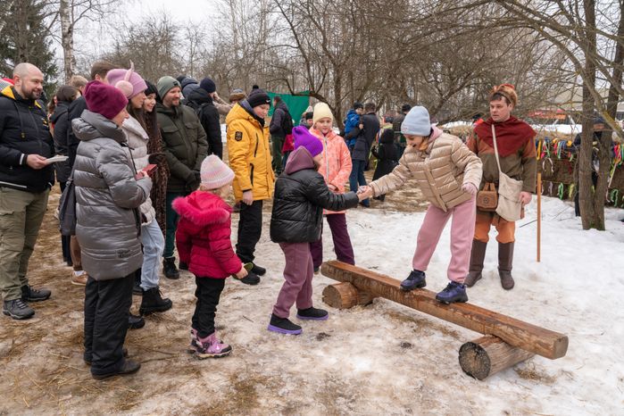 Масленица в парке "Захарово". Одинцовский округ