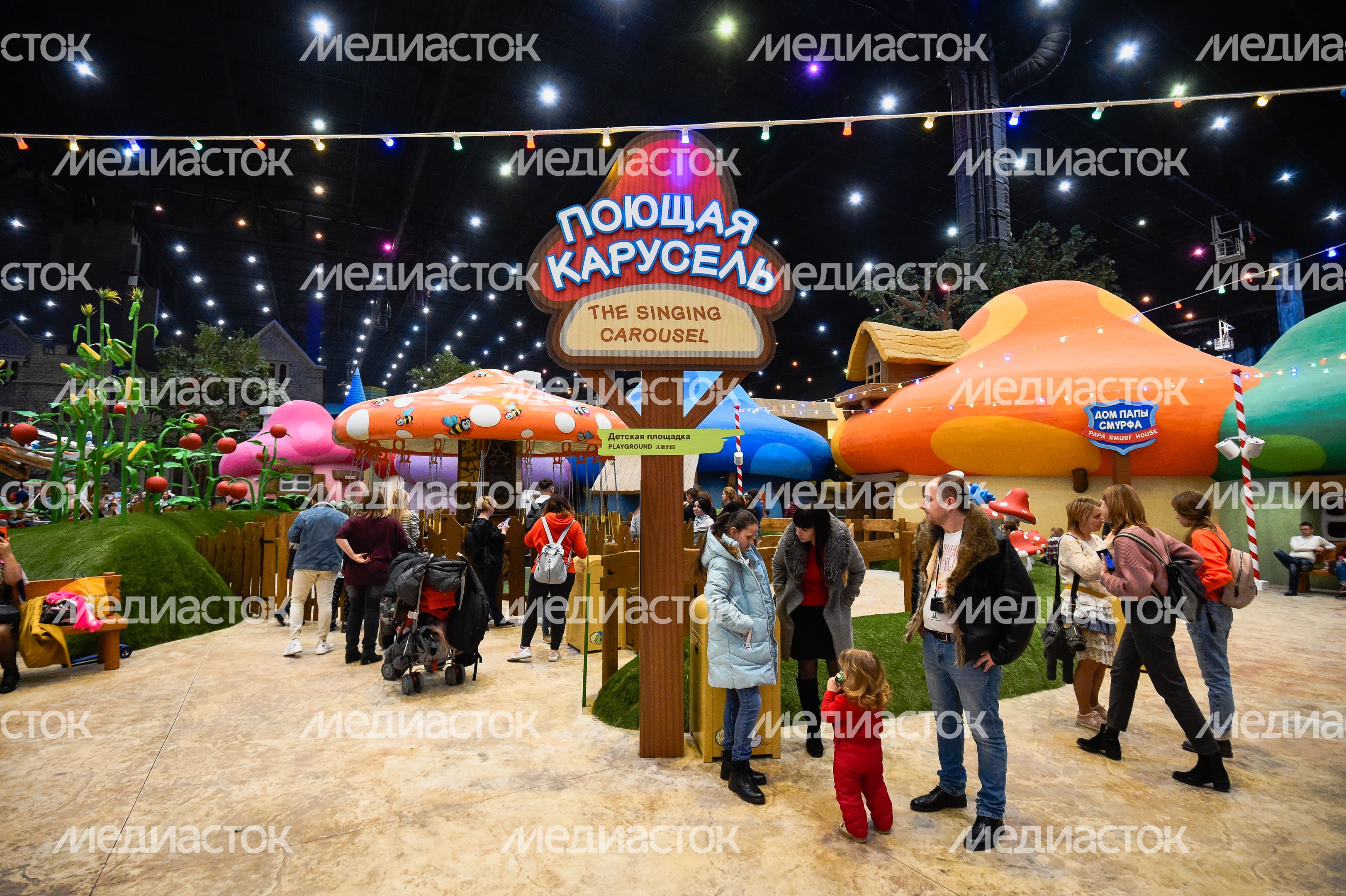Открытие парка развлечений «Остров мечты» в Москве