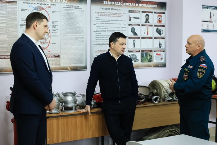 Посещение Губернатором Павлово-Посадского Техникума