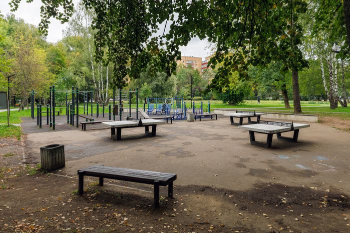 Центральный парк культуры и отдыха Долгопрудного летом (Городской парк)