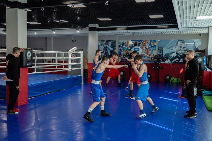Посещение дворца спорта в Чехове Губернатором Подмосковья