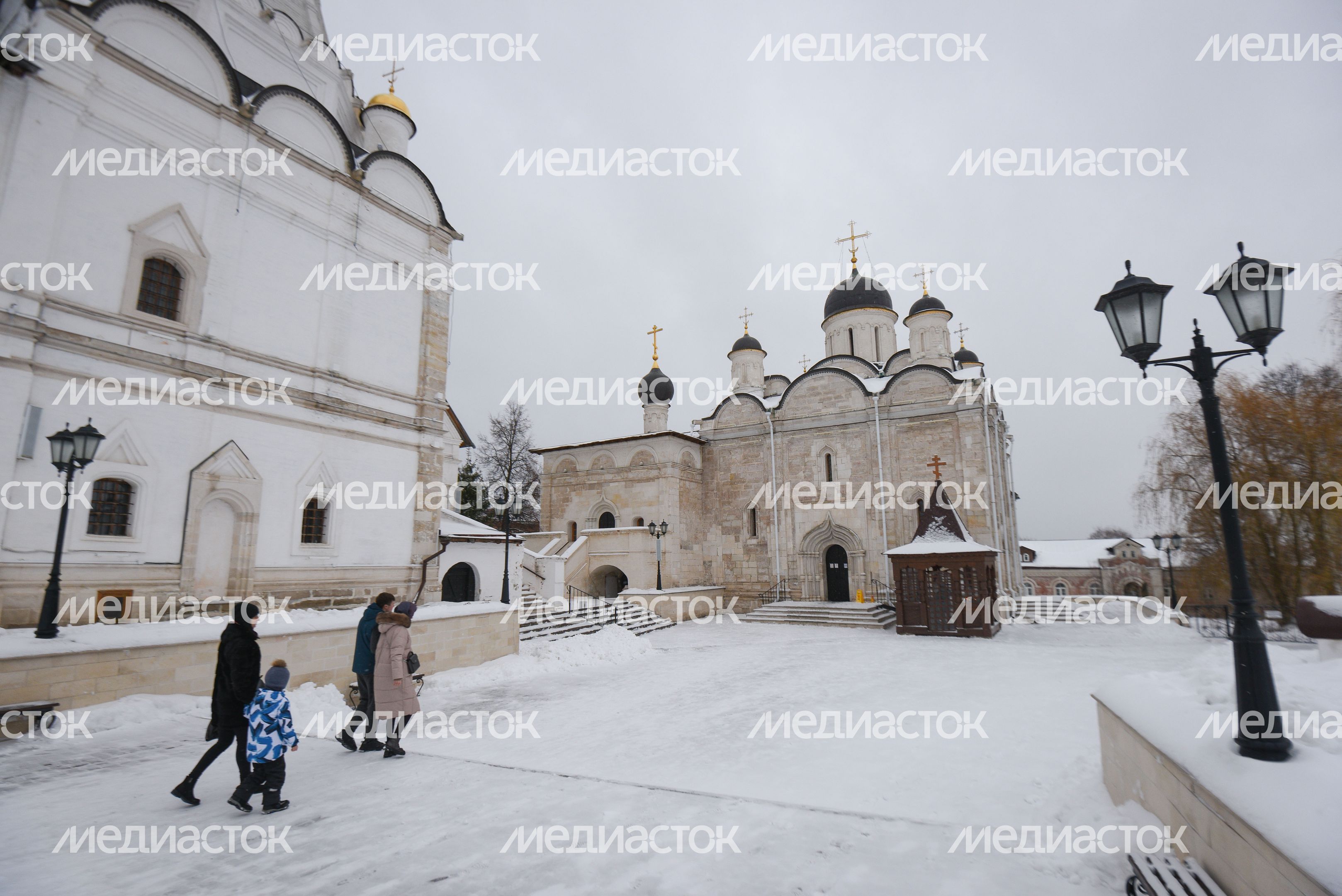 Виды города Серпухов зимой