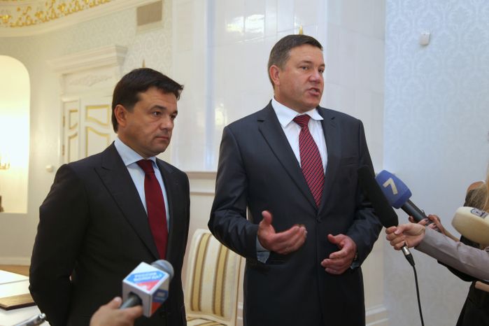 Встреча Андрея Воробьева и Олега Кувшинникова